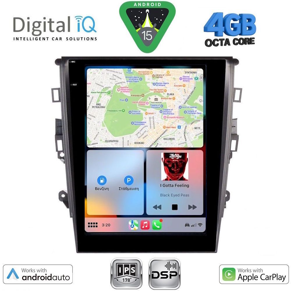 DIGITAL IQ BXF 6959_CPAA TESLA STYLE for FORD MONDEO mod. 2014-2023 DIGITAL IQ BXF 6959_CPAA TESLA STYLE for FORD MONDEO mod. 2014-2023