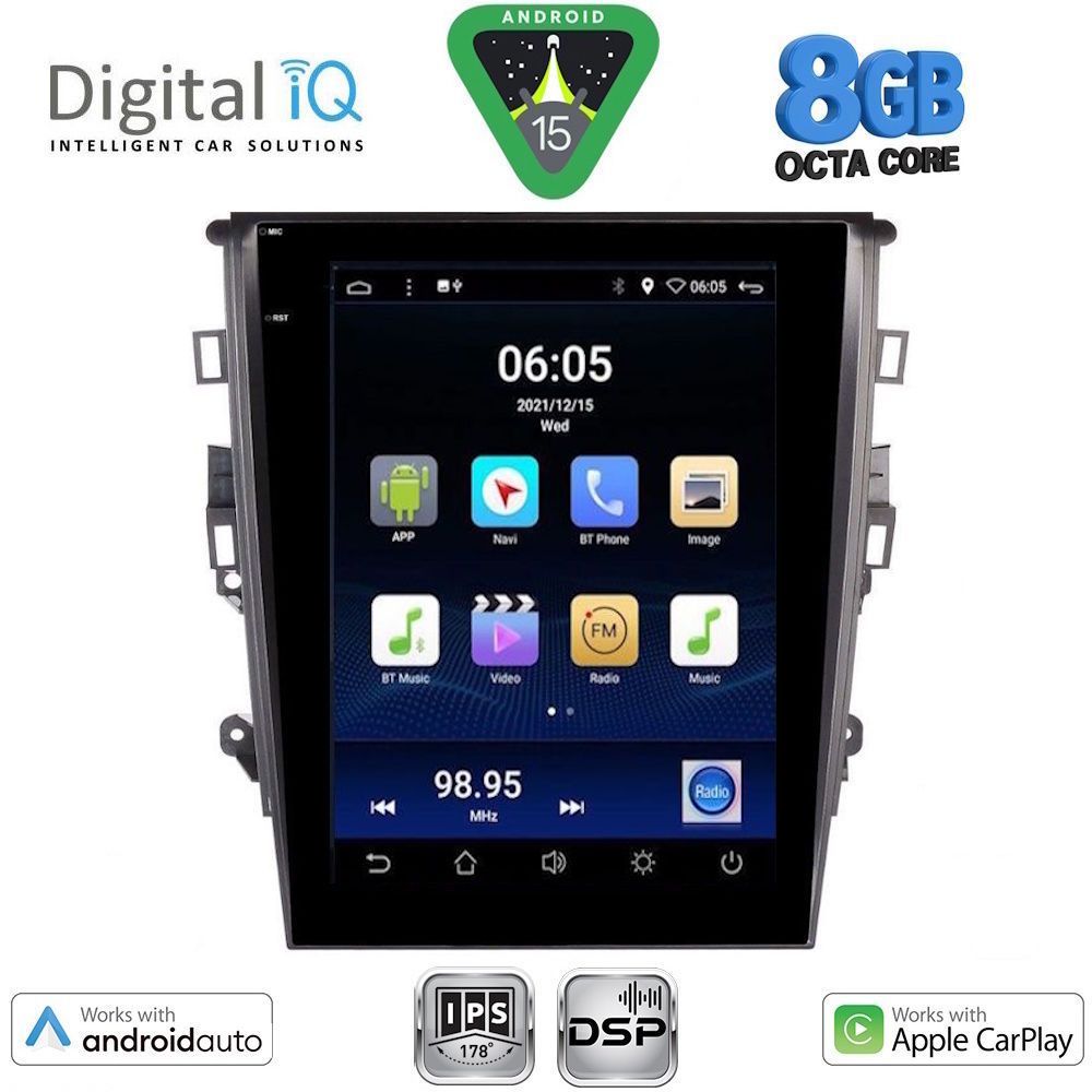 DIGITAL IQ BXF 7959_CPAA TESLA STYLE for FORD MONDEO mod. 2014-2023 DIGITAL IQ BXF 7959_CPAA TESLA STYLE for FORD MONDEO mod. 2014-2023