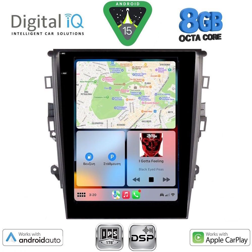 DIGITAL IQ BXF 7959_CPAA TESLA STYLE for FORD MONDEO mod. 2014-2023 DIGITAL IQ BXF 7959_CPAA TESLA STYLE for FORD MONDEO mod. 2014-2023