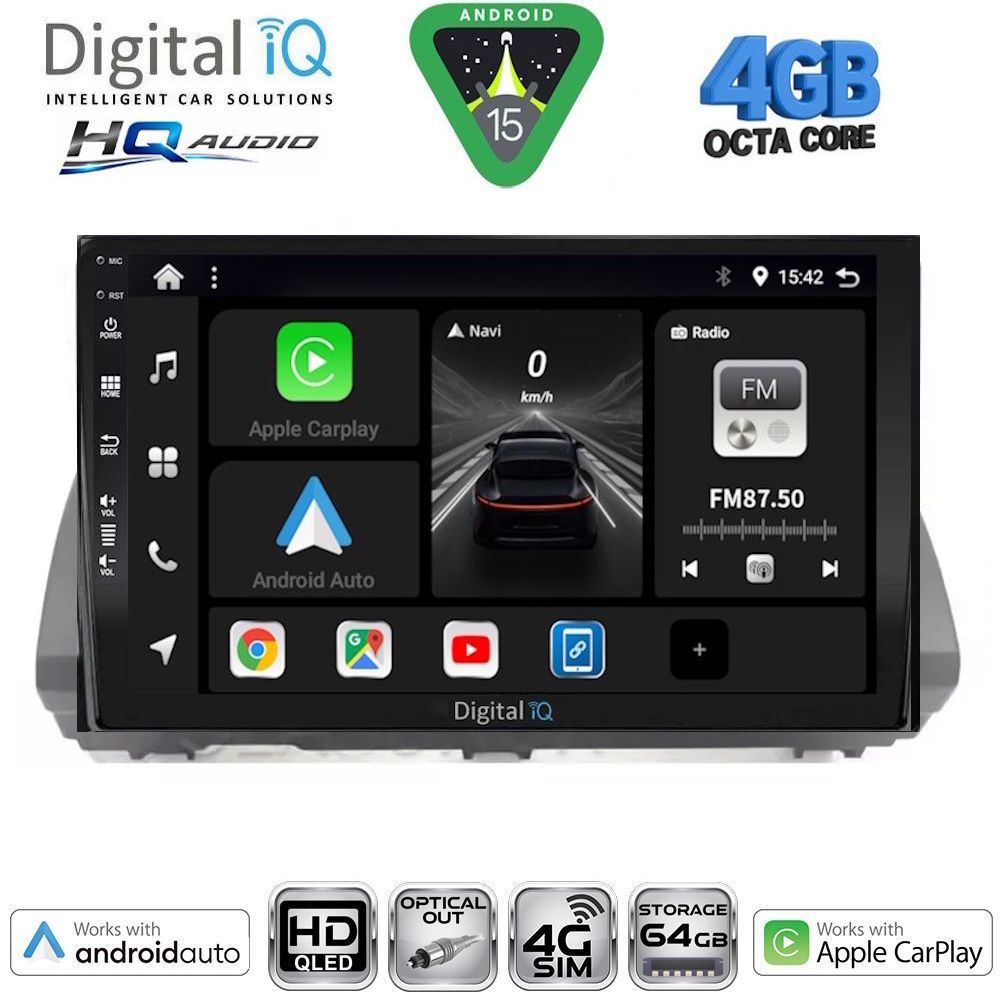 DIGITAL IQ BXK 19109B_CPAA (10inc) MULTIMEDIA TABLET for DACIA LOGAN - SANDERO - JOGGER mod. 2020-2026 DIGITAL IQ BXK 19109B_CPAA (10inc) MULTIMEDIA TABLET for DACIA LOGAN - SANDERO - JOGGER mod. 2020-2026