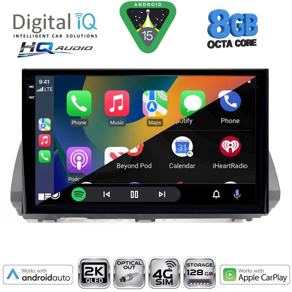 DIGITAL IQ BXK 20109B_CPAA (10inc) MULTIMEDIA TABLET for DACIA LOGAN - SANDERO - JOGGER mod. 2020-2026 DIGITAL IQ BXK 20109B_CPAA (10inc) MULTIMEDIA TABLET for DACIA LOGAN - SANDERO - JOGGER mod. 2020-2026