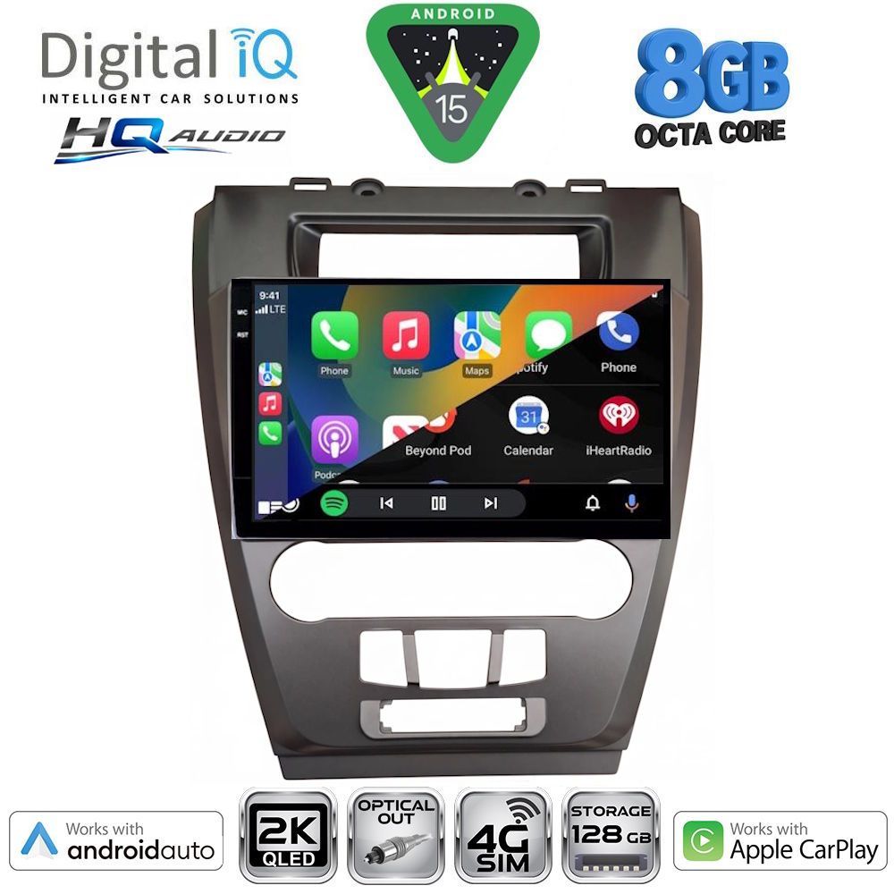 DIGITAL IQ BXK 20159CH_CPAA (10inc) MULTIMEDIA TABLET for FORD FUSION mod. 2012-2017 DIGITAL IQ BXK 20159CH_CPAA (10inc) MULTIMEDIA TABLET for FORD FUSION mod. 2012-2017