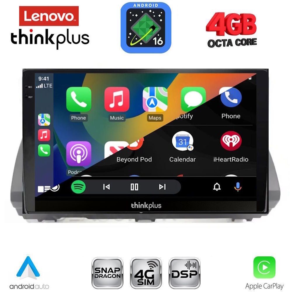LENOVO LTG 7109B_CPA (10inc) MULTIMEDIA TABLET for DACIA LOGAN - SANDERO - JOGGER mod. 2020-2026 LENOVO LTG 7109B_CPA (10inc) MULTIMEDIA TABLET for DACIA LOGAN - SANDERO - JOGGER mod. 2020-2026
