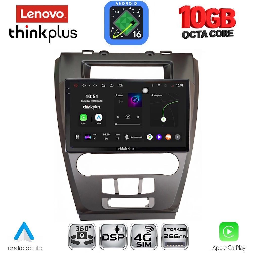 LENOVO LTM 11159CH_CPA (10inc) MULTIMEDIA TABLET for FORD FUSION mod. 2012-2017 LENOVO LTM 11159CH_CPA (10inc) MULTIMEDIA TABLET for FORD FUSION mod. 2012-2017