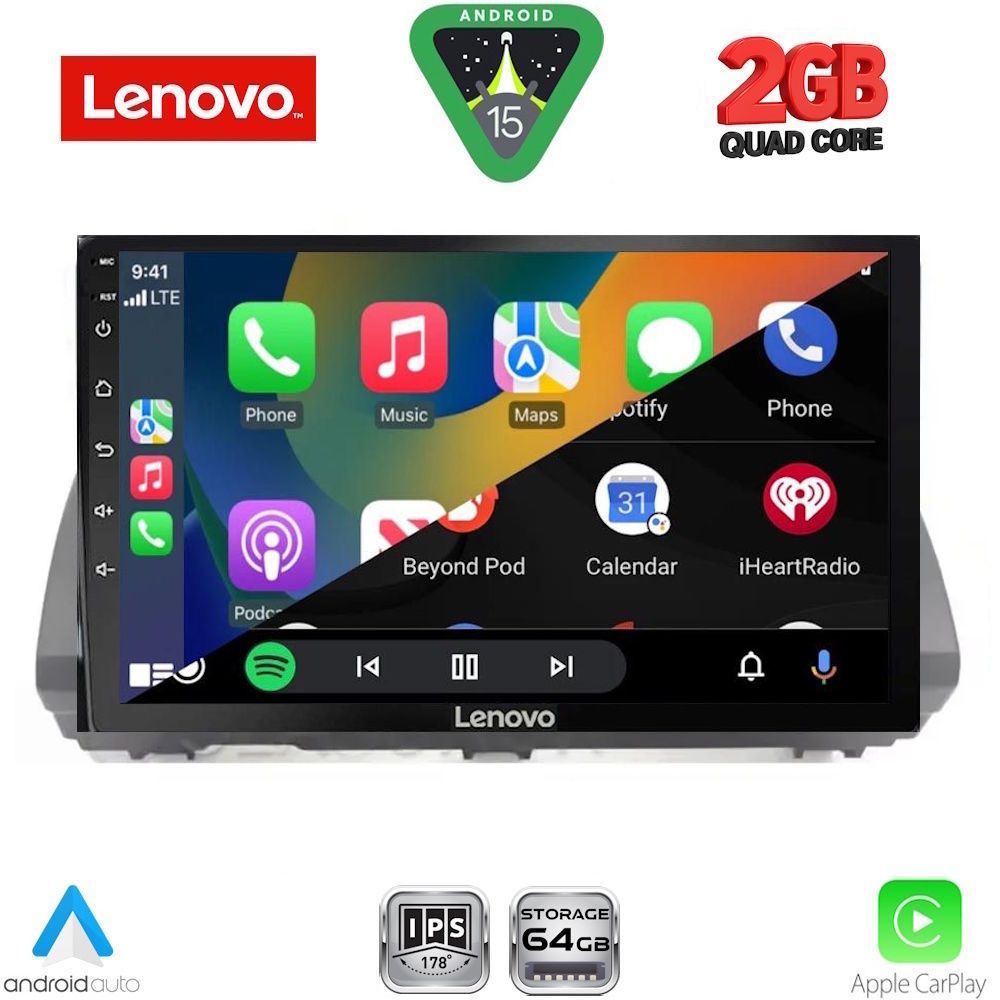 LENOVO LVD 2109B_CPA (10inc) MULTIMEDIA TABLET for DACIA LOGAN - SANDERO - JOGGER mod. 2020-2026 LENOVO LVD 2109B_CPA (10inc) MULTIMEDIA TABLET for DACIA LOGAN - SANDERO - JOGGER mod. 2020-2026