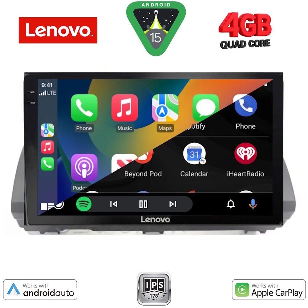 LENOVO LVE 8109B_CPAA (10inc) MULTIMEDIA TABLET for DACIA LOGAN - SANDERO - JOGGER mod. 2020-2026 LENOVO LVE 8109B_CPAA (10inc) MULTIMEDIA TABLET for DACIA LOGAN - SANDERO - JOGGER mod. 2020-2026