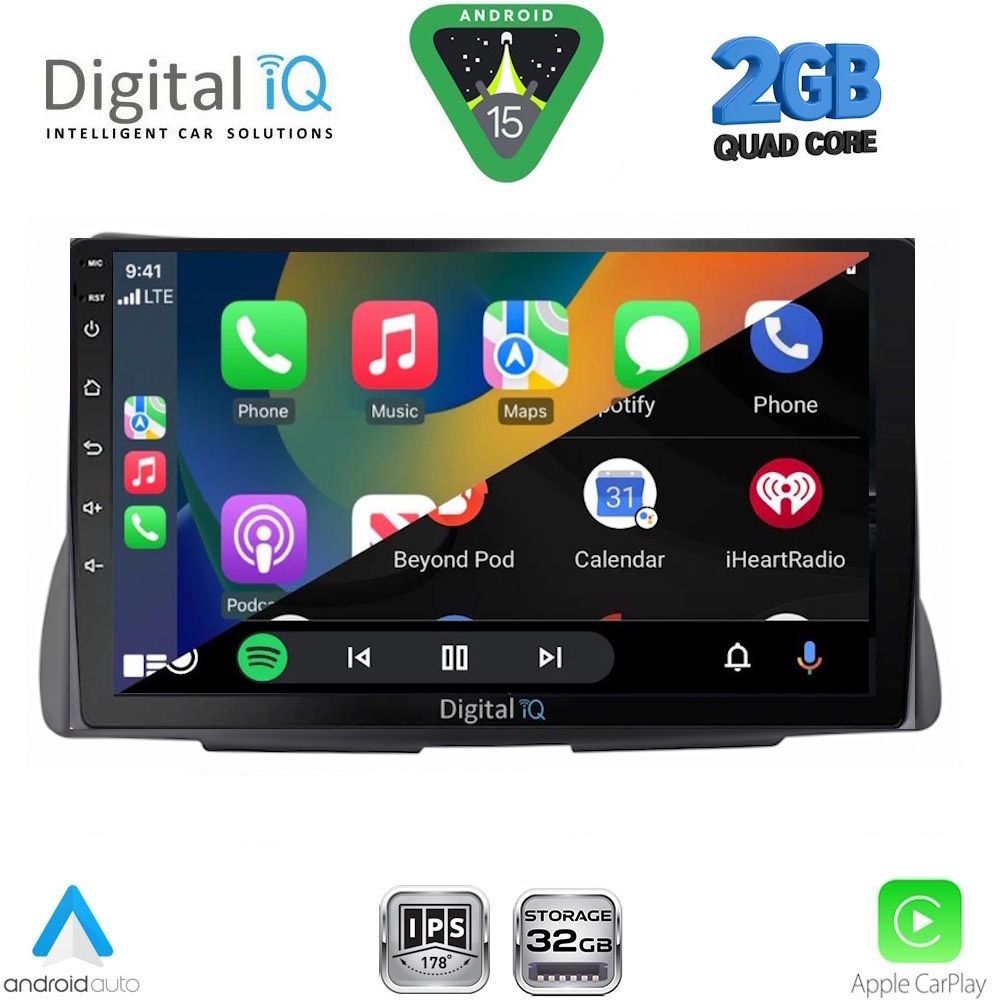 DIGITAL IQ RSD 1090_CPA (9inc) MULTIMEDIA TABLET for CITROEN C2 mod. 2003-2009 DIGITAL IQ RSD 1090_CPA (9inc) MULTIMEDIA TABLET for CITROEN C2 mod. 2003-2009