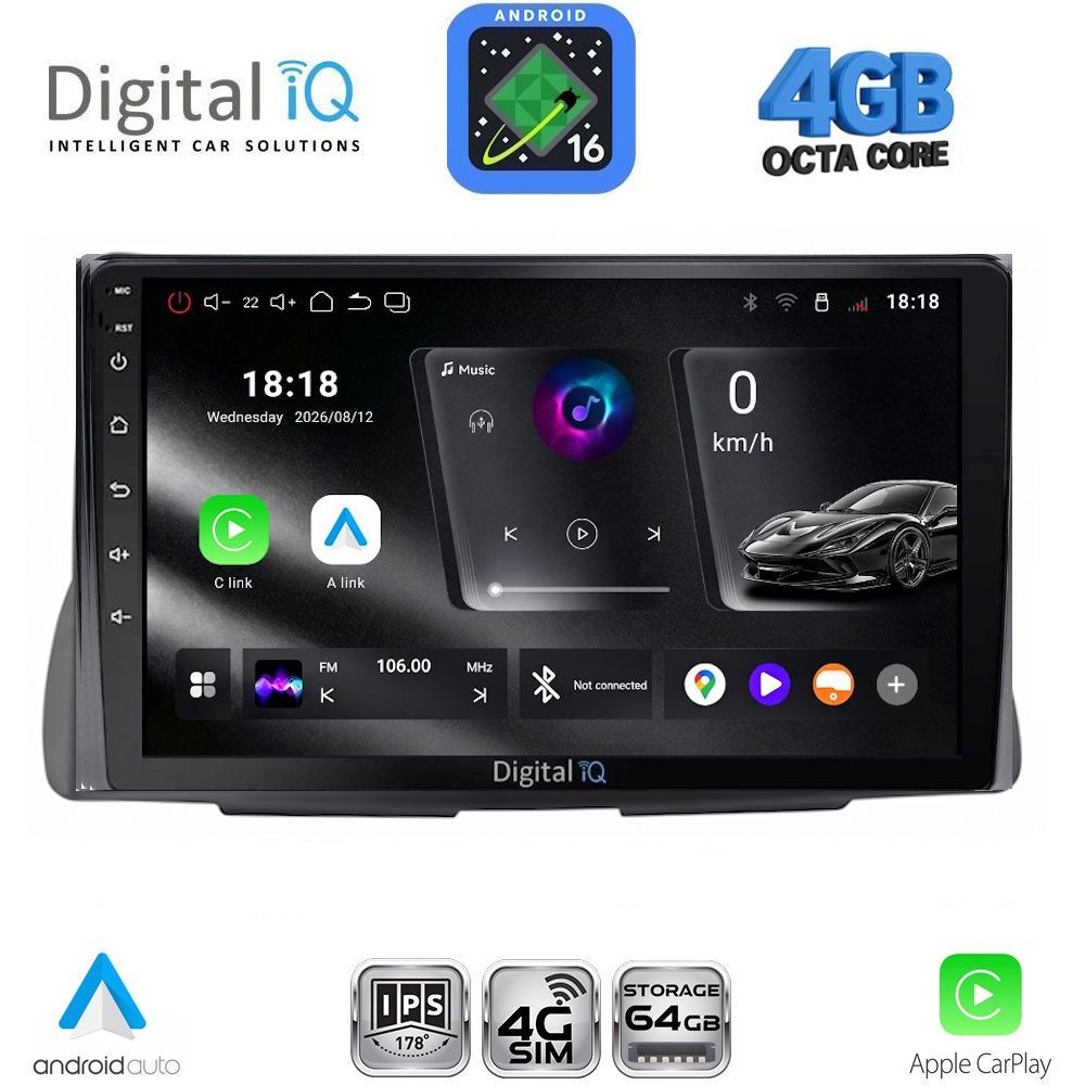 DIGITAL IQ RTG 6090_CPA (9inc) MULTIMEDIA TABLET for CITROEN C2 mod. 2003-2009 DIGITAL IQ RTG 6090_CPA (9inc) MULTIMEDIA TABLET for CITROEN C2 mod. 2003-2009
