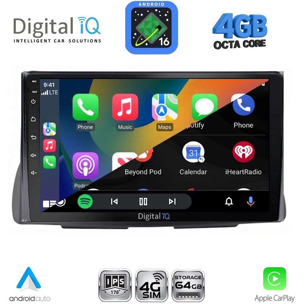 DIGITAL IQ RTG 6090_CPA (9inc) MULTIMEDIA TABLET for CITROEN C2 mod. 2003-2009 DIGITAL IQ RTG 6090_CPA (9inc) MULTIMEDIA TABLET for CITROEN C2 mod. 2003-2009