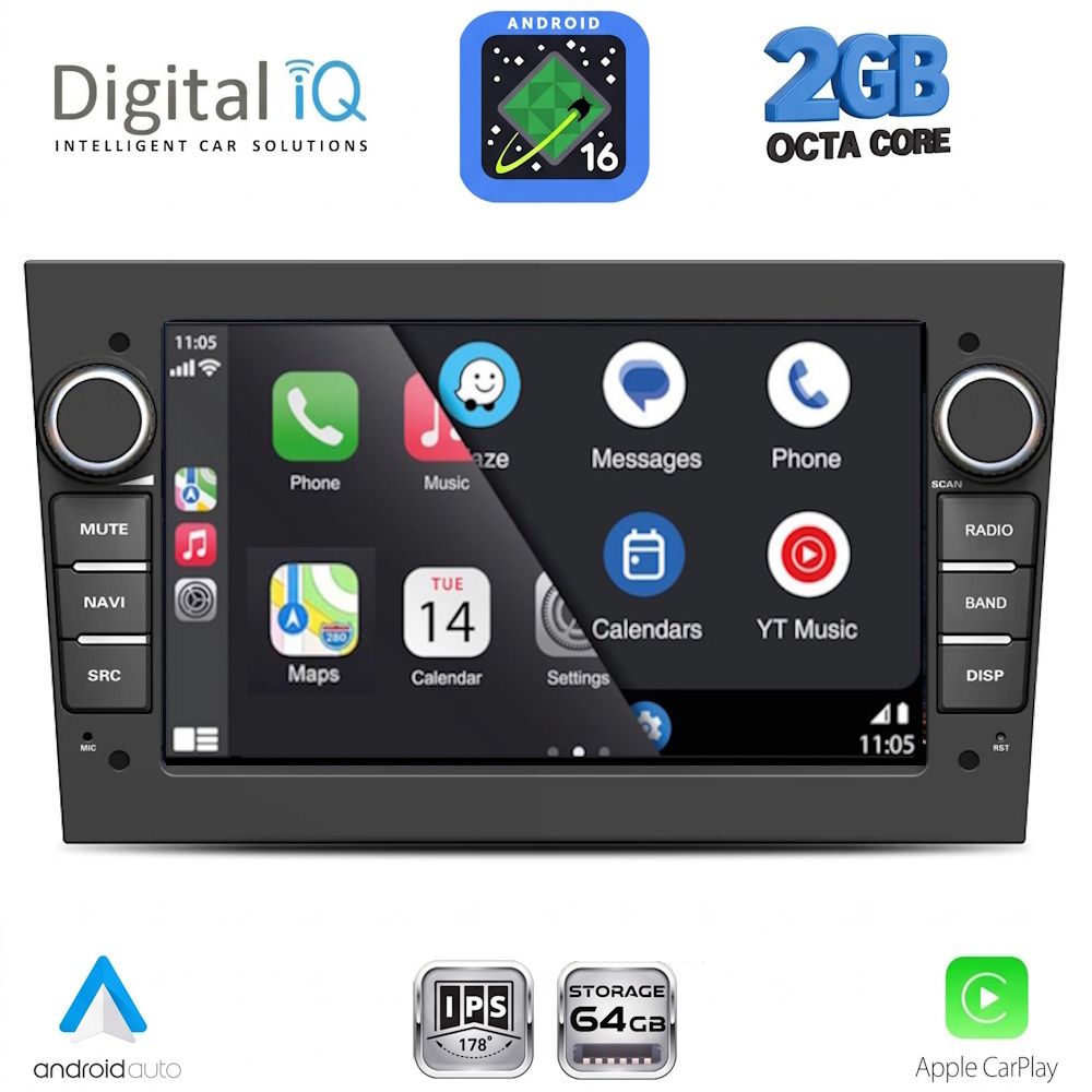 DIGITAL IQ BLE 319BL_CPA (7" DECK) MULTIMEDIA SYSTEM for OPEL ALL mod. 2004-2014 (GLOSS BLACK) DIGITAL IQ BLE 319BL_CPA (7" DECK) MULTIMEDIA SYSTEM for OPEL ALL mod. 2004-2014 (GLOSS BLACK)