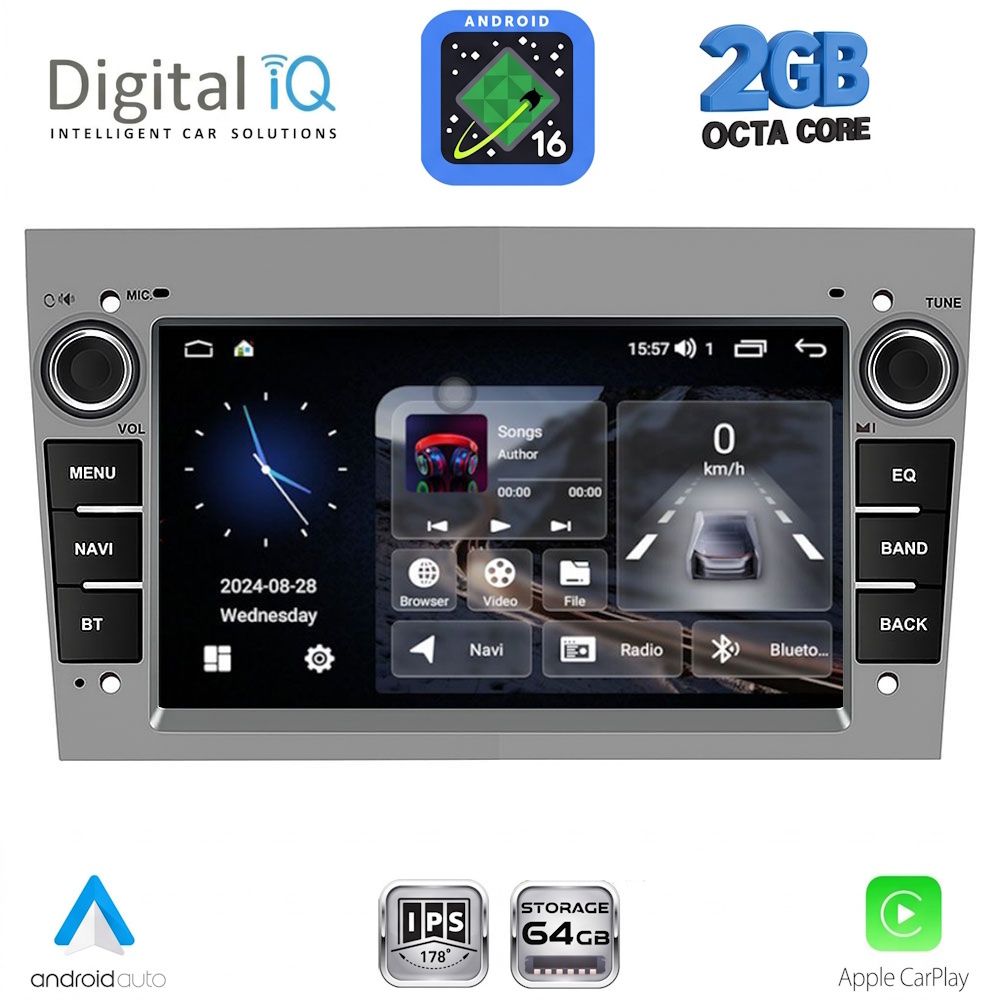 DIGITAL IQ BLE 319GR_CPA (7" DECK) MULTIMEDIA SYSTEM for OPEL ALL mod. 2004-2014 (GRAY) DIGITAL IQ BLE 319GR_CPA (7" DECK) MULTIMEDIA SYSTEM for OPEL ALL mod. 2004-2014 (GRAY)
