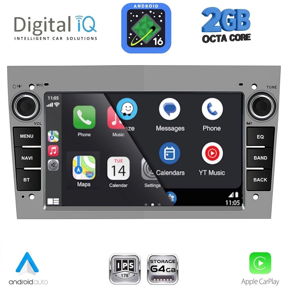 DIGITAL IQ BLE 319GR_CPA (7" DECK) MULTIMEDIA SYSTEM for OPEL ALL mod. 2004-2014 (GRAY) DIGITAL IQ BLE 319GR_CPA (7" DECK) MULTIMEDIA SYSTEM for OPEL ALL mod. 2004-2014 (GRAY)