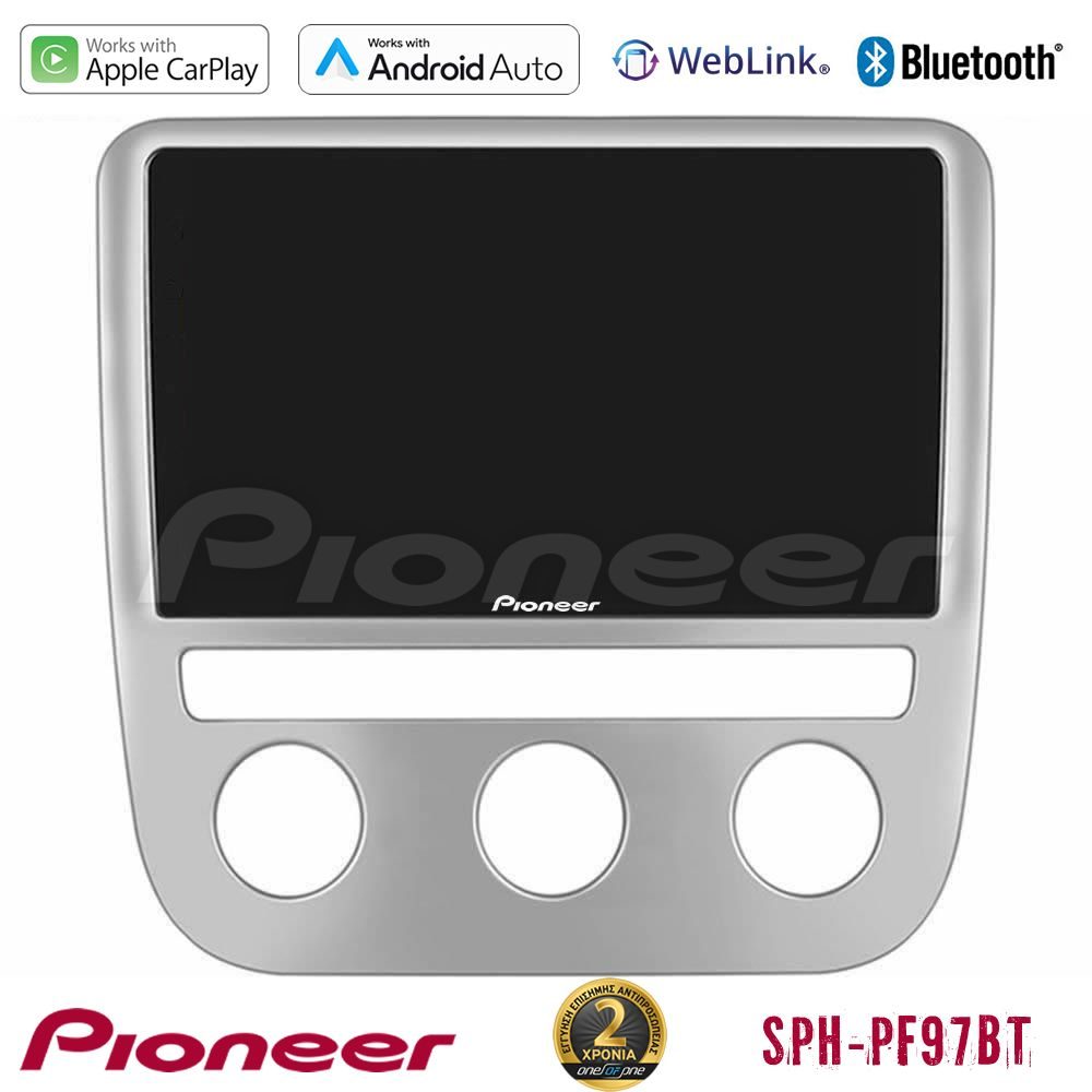 Pioneer SPH-PF97BT Series VW Scirocco / Eos Multimedia Station 9 (Tablet Style) Με Carplay & Android Auto Pioneer SPH-PF97BT Series VW Scirocco / Eos Multimedia Station 9 (Tablet Style) Με Carplay & Android Auto