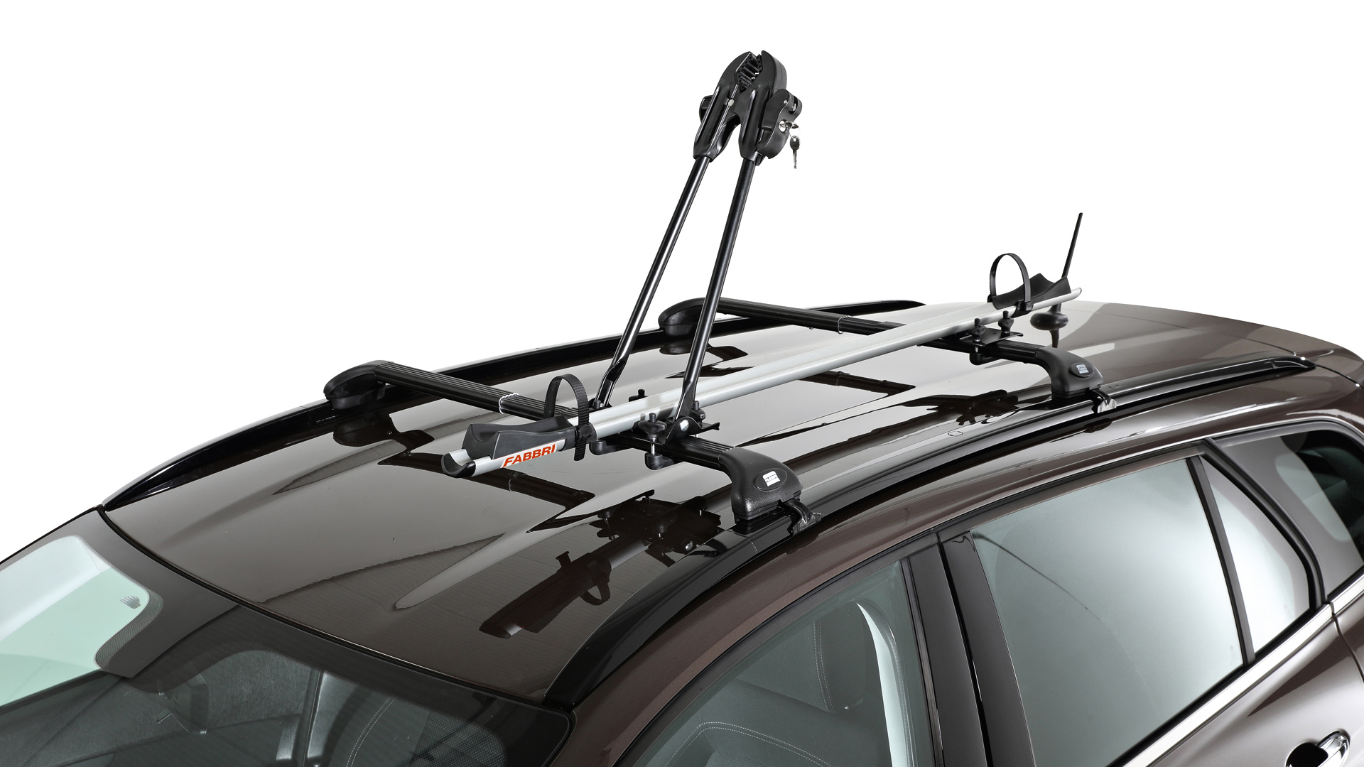 Βάση Ποδηλάτου Οροφής Αυτοκινήτου Fabbri Bici 3000 ALU Αλουμινίου Μαύρη (1 Ποδήλατο)