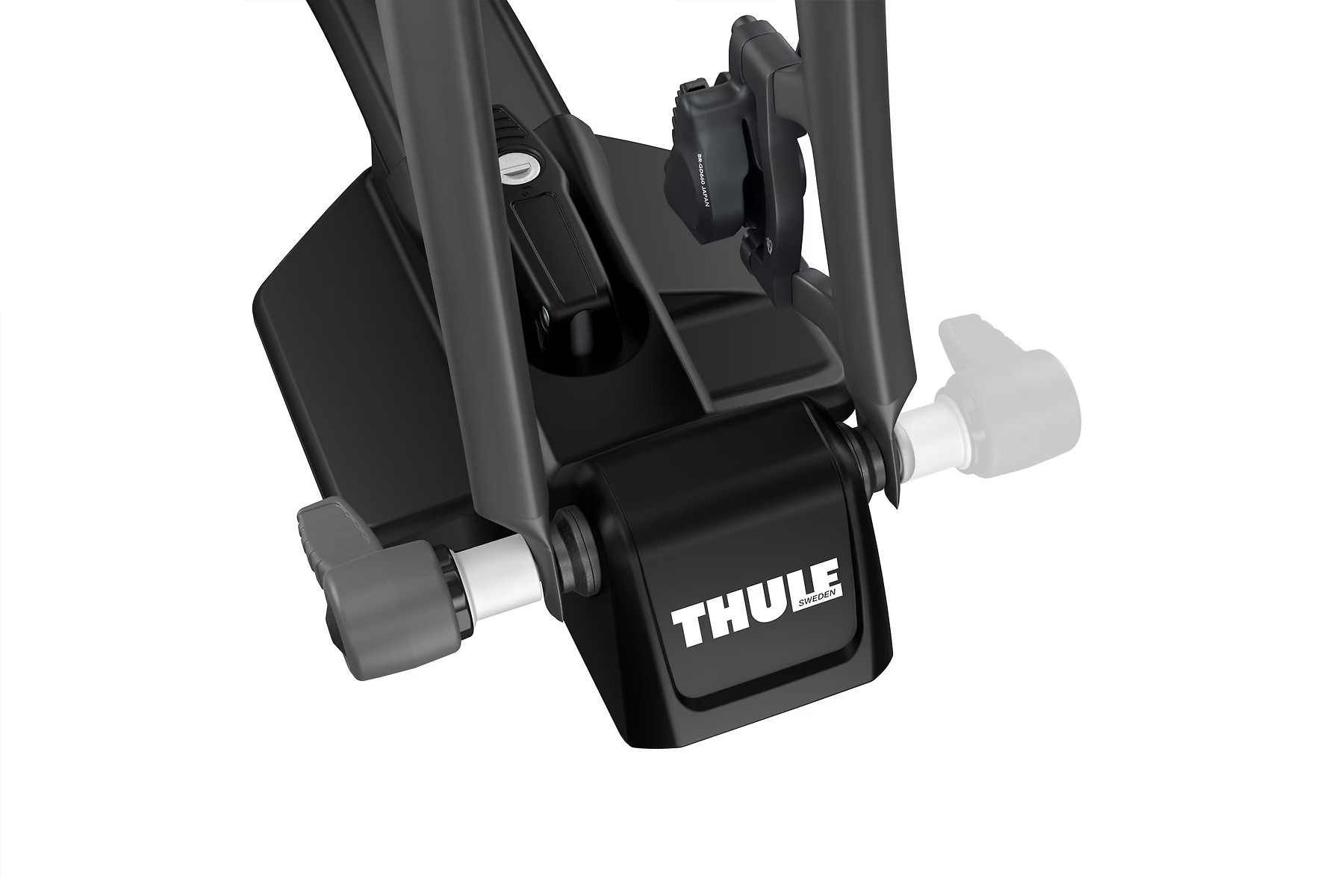 Βάση Ποδηλάτου Οροφής Αυτοκινήτου Thule FastRide 564001 Μαύρη (1 Ποδήλατο)