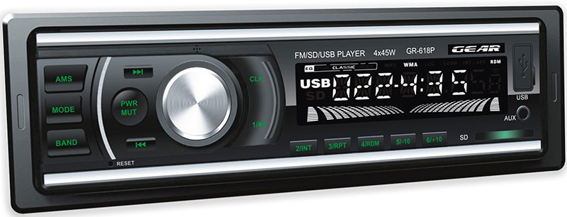 Ράδιο MP3/USB/SD Gear GR-618P Ράδιο MP3/USB/SD Gear GR-618P