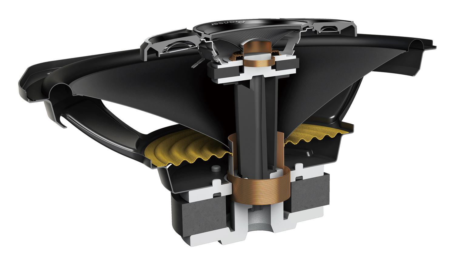 Ζεύγος Ηχείων Pioneer TS-A6980F 4 Δρόμων Οβάλ 6'' x 9'' 650 Watt