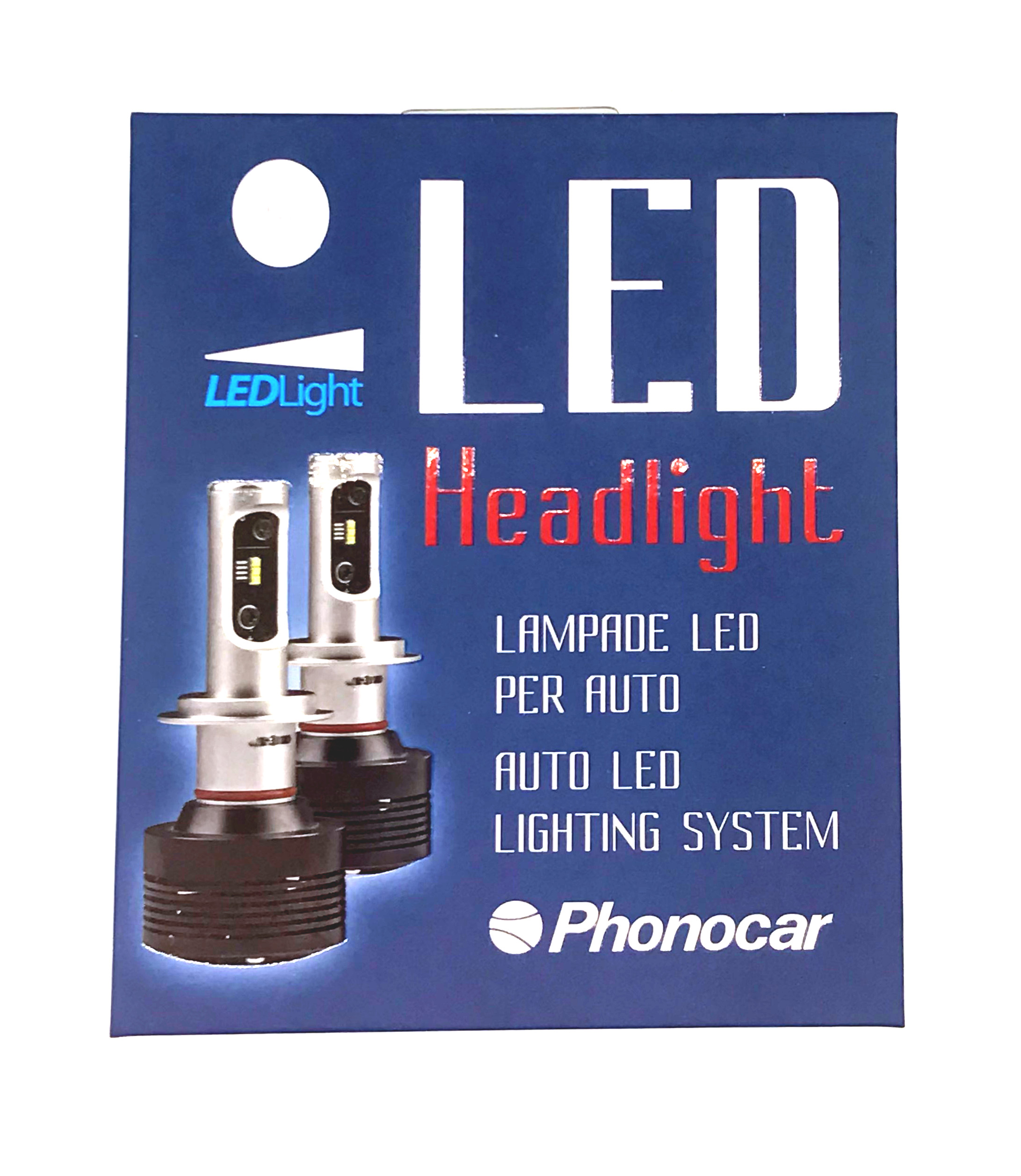 Φώτα Αυτοκινήτου Led Phonocar για Λάμπες H4 6K Κωδ. 07.504