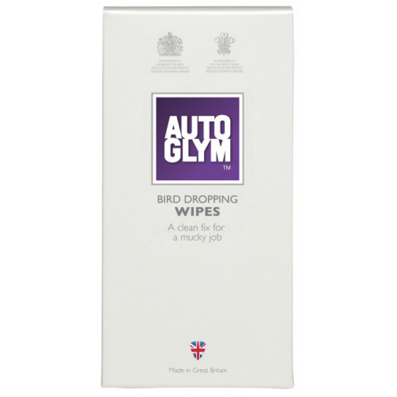 Autoglym Bird Dropping Wipes - Πανάκια Καθαρισμού Για Κουτσουλιές 10 Φακελάκια