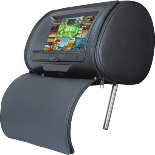 Προσκέφαλο Αυτοκινήτου LM HR 968 BLACK LCD 7"με Μόνιτορ