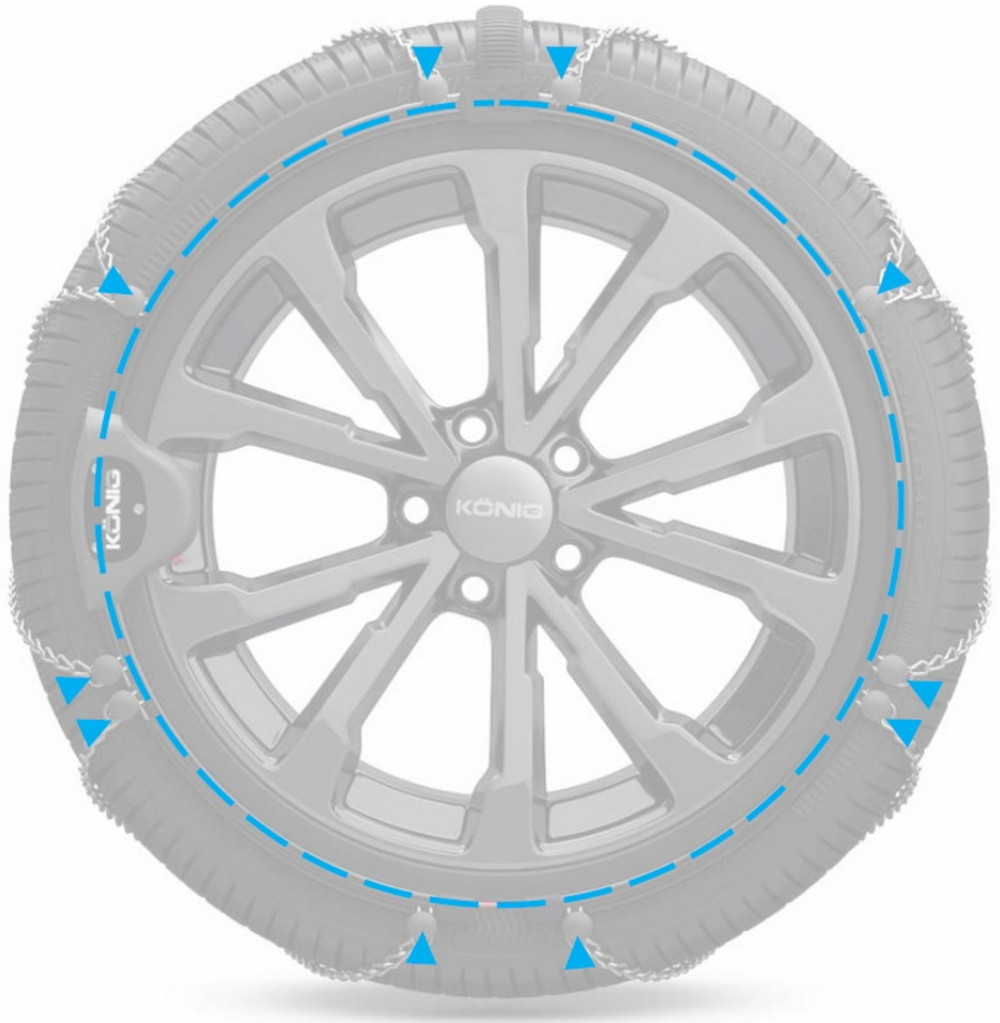 Χιονοαλυσίδες Konig Reflex Edge (7mm) Τεμάχια Δύο