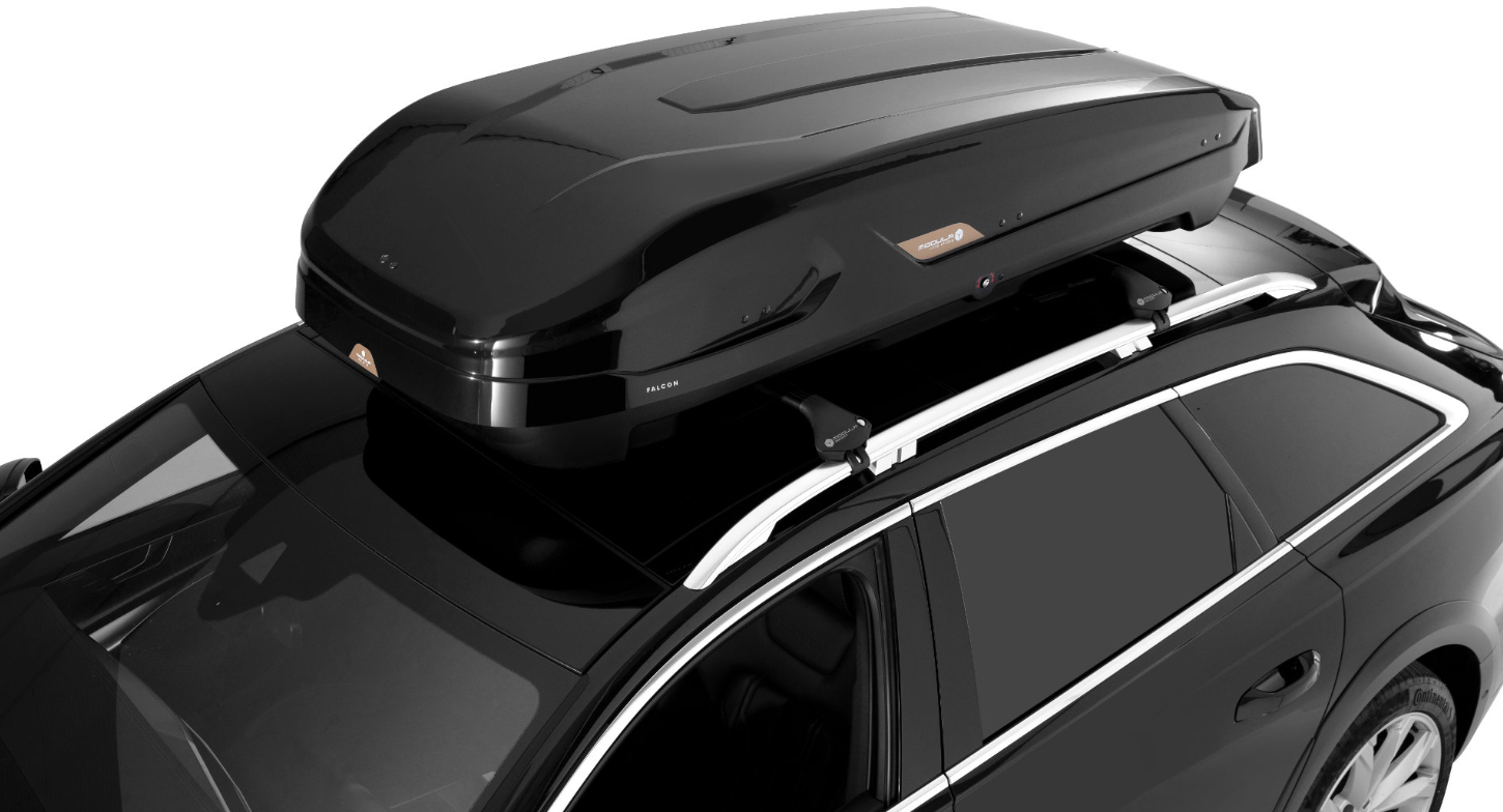 Μπαγκαζιέρα Οροφής Αυτοκινήτου Falcon 470 lt Χρώμα Μαύρο Μάτ (Κωδ.: 0460)