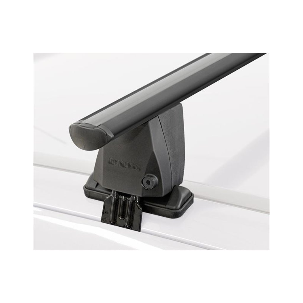 Μπάρες Οροφής Αυτοκινήτου Menabo Delta Αλουμινίου Μαύρη 141 cm SET (203.1252 - dlkit203)