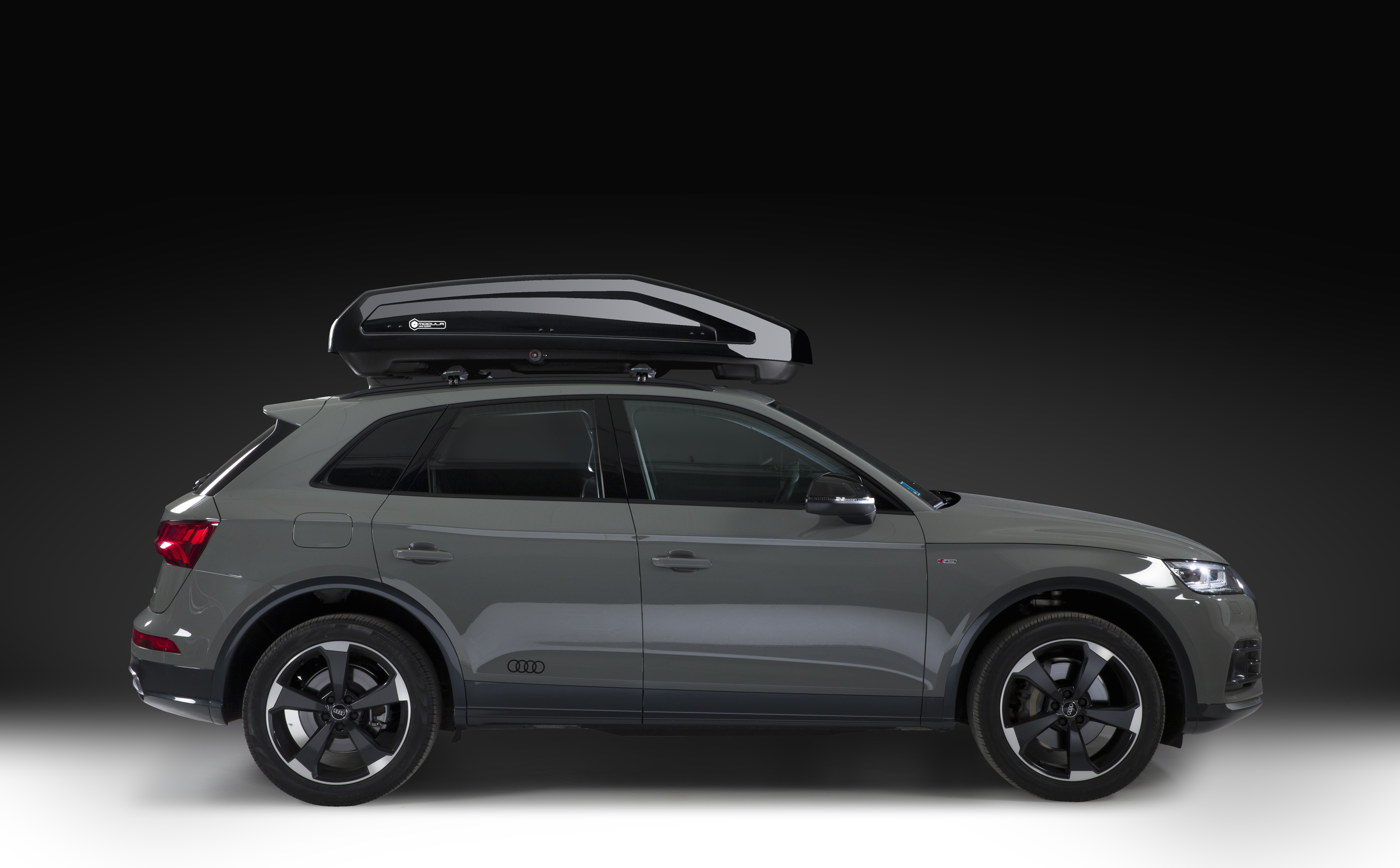 Μπαγκαζιέρα Οροφής Αυτοκινήτου Modula Evo 550 lt Χρώμα Μαύρο