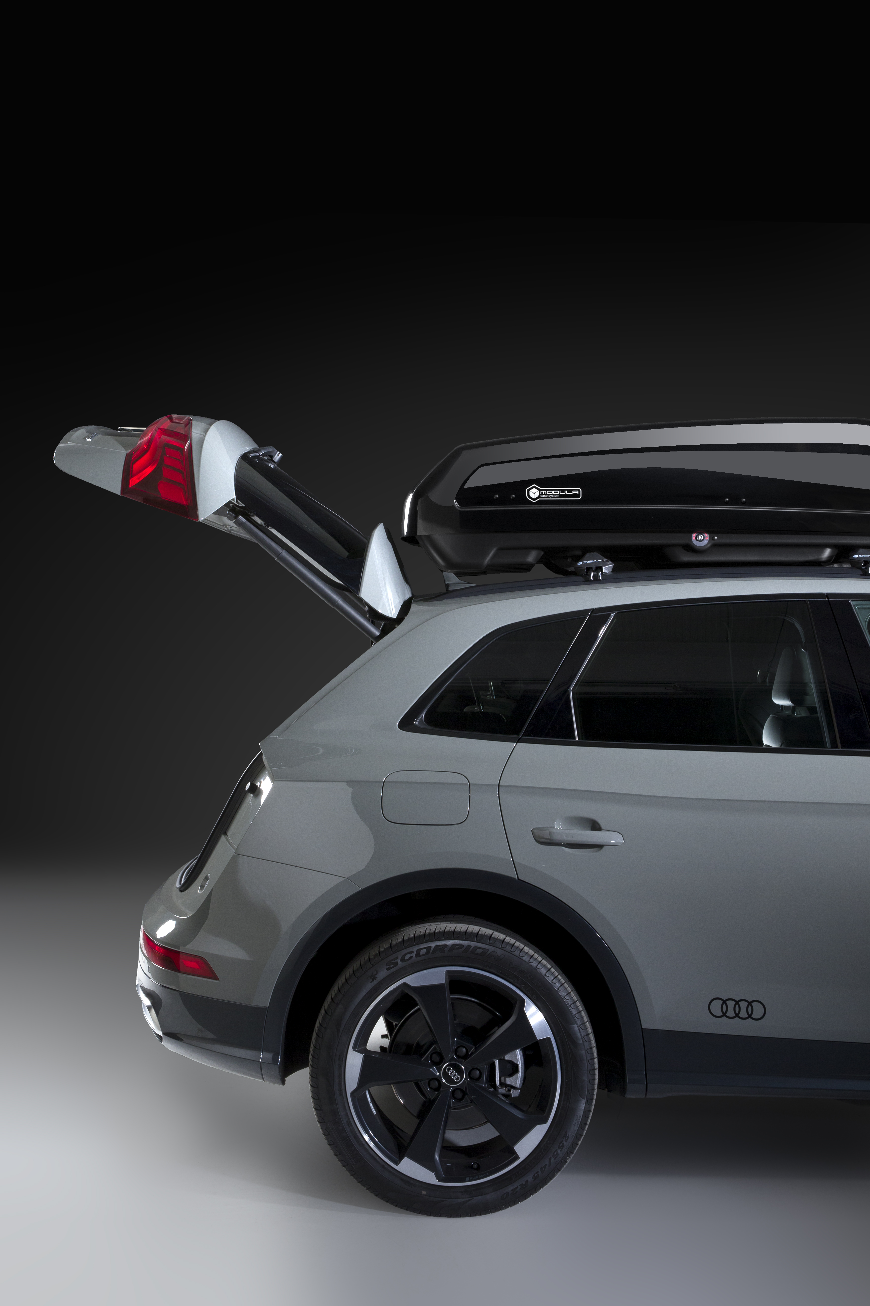 Μπαγκαζιέρα Οροφής Αυτοκινήτου Modula Evo 400 lt Χρώμα Μαύρο - Διπλό Άνοιγμα Μπαγκαζιέρα Οροφής Αυτοκινήτου Modula Evo 400 lt Χρώμα Μαύρο - Διπλό Άνοιγμα