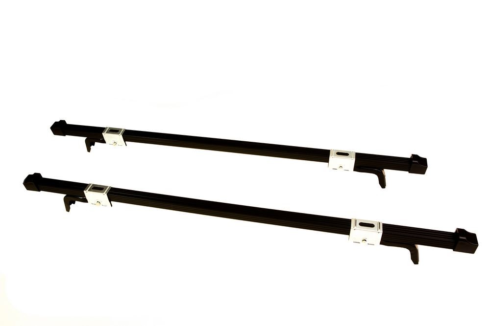 Μπάρες οροφής Αυτοκινήτου Hermes M8F / 150 cm (Kit T25) Μαύρες Μεταλλικές