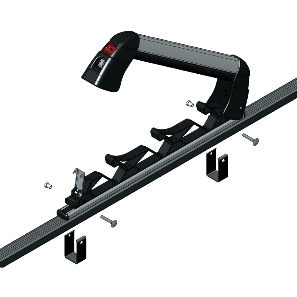 Βάση Σκί / Snowboard Οροφής Αλουμινίου Fabbri Aluski & Board 3 (3 Ski / 2 Snowboard)