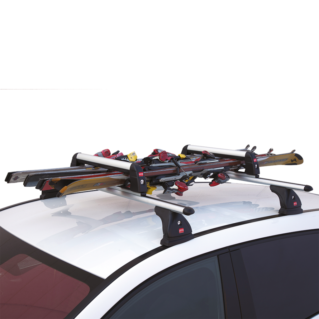 Βάση Σκί / Snowboard Οροφής Αλουμινίου Fabbri Aluski & Board 3 (3 Ski / 2 Snowboard)