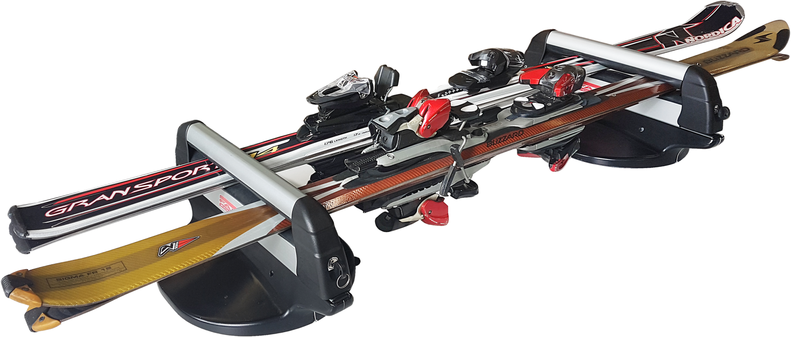 Βάση Σκί / Snowboard Οροφής Μαγνητική Fabbri Huski (3 Ski / 2 Snowboard)