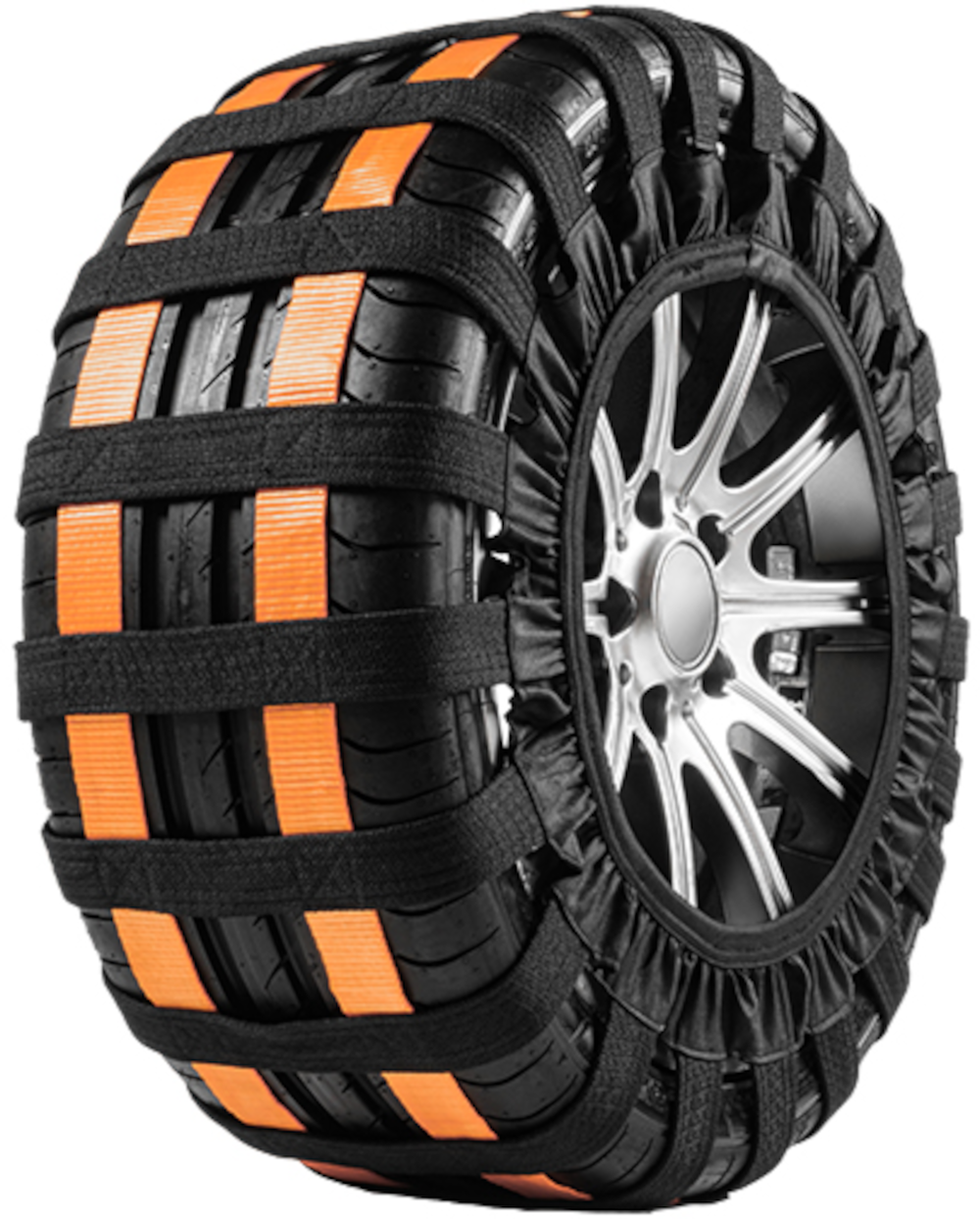 Αντιολισθητικές Αλυσίδες με Ιμάντα για Επιβατικό Αυτοκίνητο Cartech Dynamic Safe Brake 59353 (SUV Q1) 2τμχ