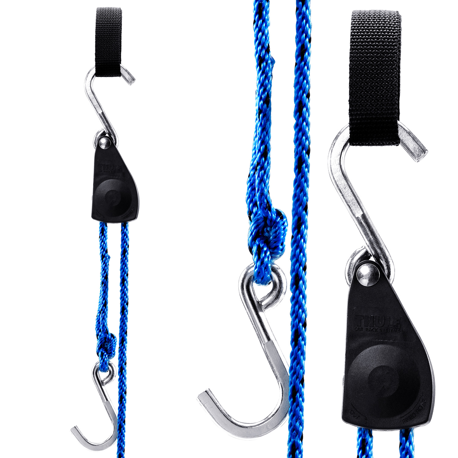 Thule QuickDraw 838 Ιμάντες με Γάντζο Δεσίματος Βαρέου Τύπου  (2 τμχ)