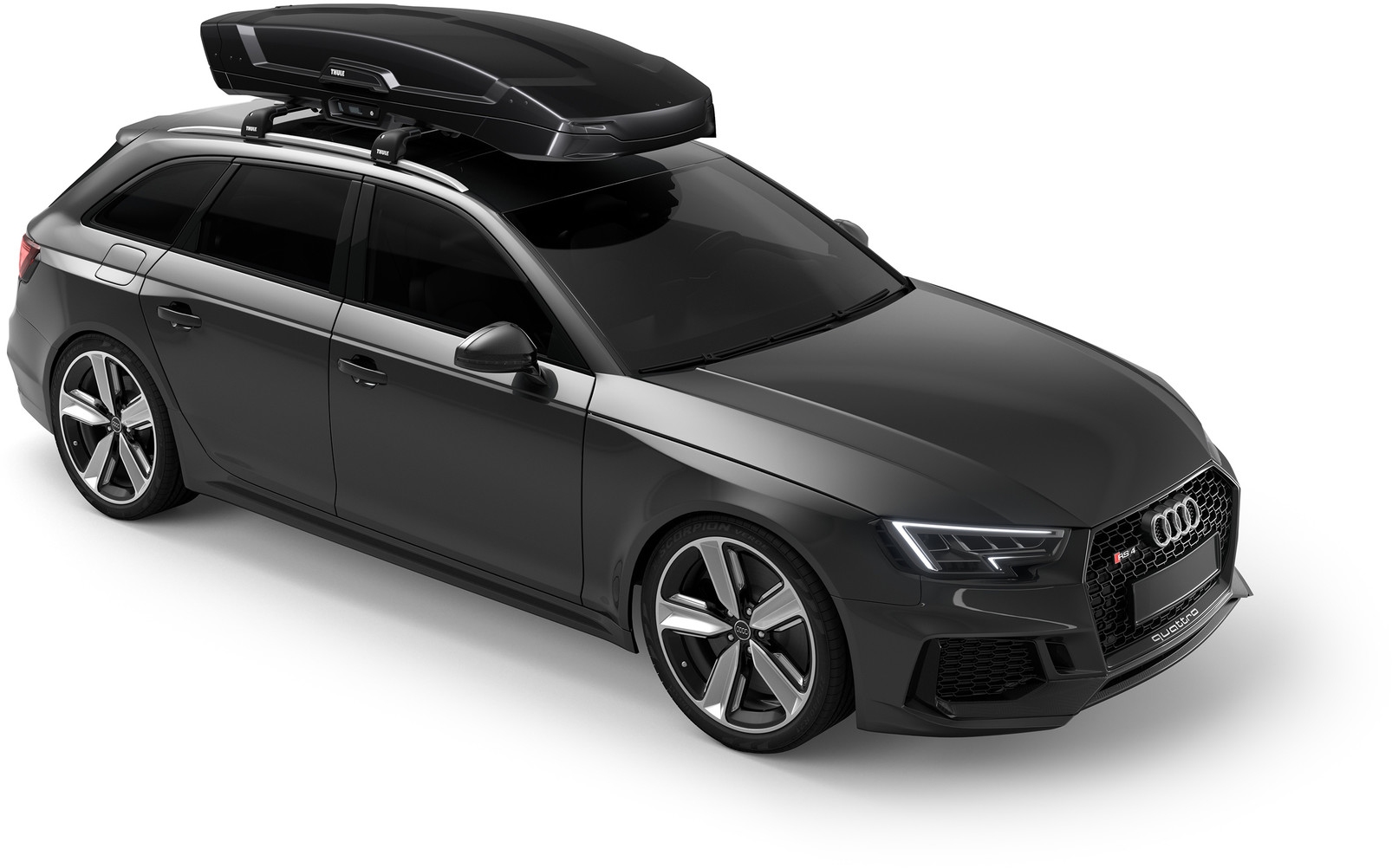 Μπαγκαζιέρα Οροφής Αυτοκινήτου Thule Vector M - 360 lt Χρώμα Μαύρο Μεταλλικό