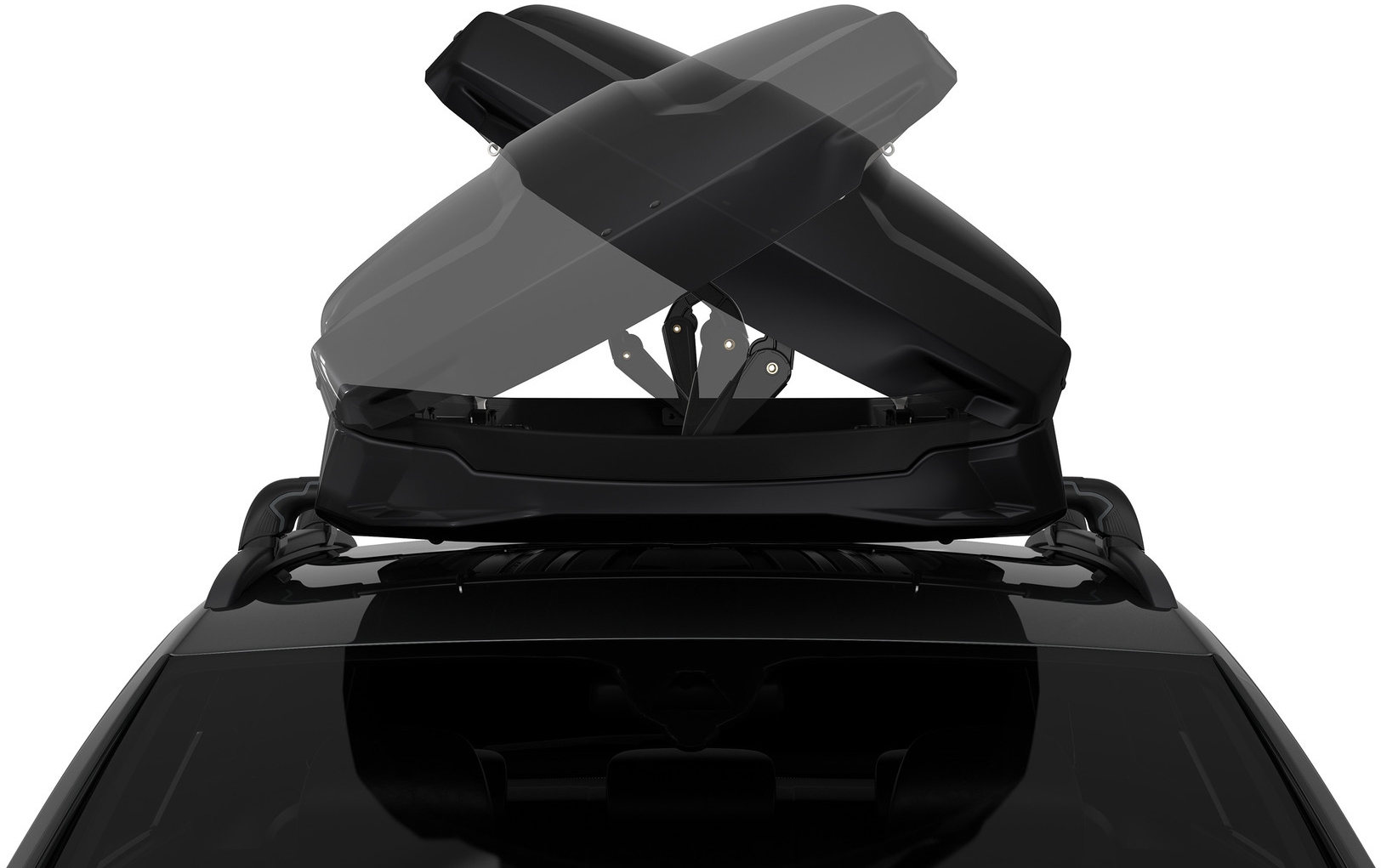 Μπαγκαζιέρα Οροφής Αυτοκινήτου Thule Vector M - 360 lt Χρώμα Μαύρο Μεταλλικό