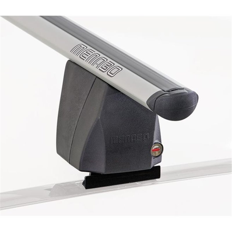 Μπάρες Οροφής Αυτοκινήτου Menabo Delta Αλουμινίου Ασημί 123 cm SET (203.1251 - dlfix203)