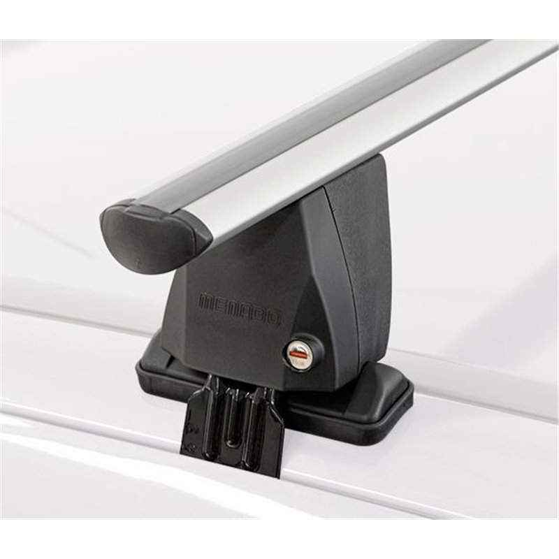 Μπάρες Οροφής Αυτοκινήτου Menabo Delta Αλουμινίου Ασημί 123 cm SET (203.1251 - dlkit37)