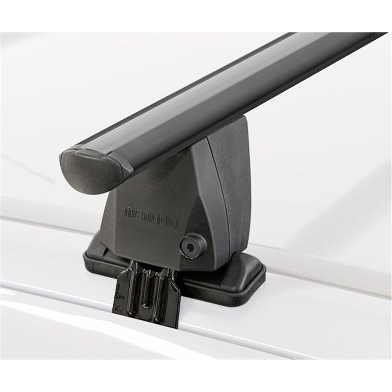 Μπάρες Οροφής Αυτοκινήτου Menabo Delta Αλουμινίου Μαύρες 123 cm SET  (203.1250 - dlkit11)