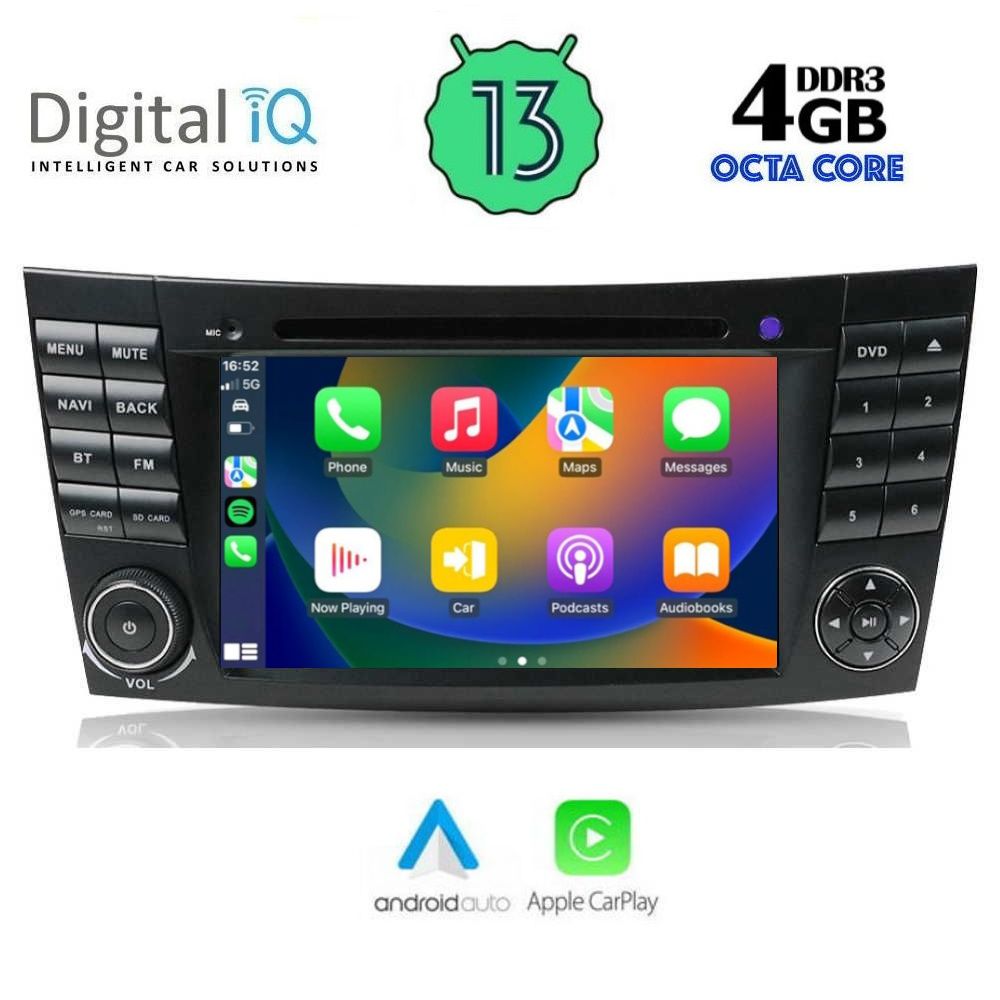 DIGITAL IQ BXE 690_CPAA (7'' DVD) MULTIMEDIA SYSTEM for MERCEDES E (W211) – CLS (W219) mod. 2003-2009 DIGITAL IQ BXE 690_CPAA (7'' DVD) MULTIMEDIA SYSTEM for MERCEDES E (W211) – CLS (W219) mod. 2003-2009