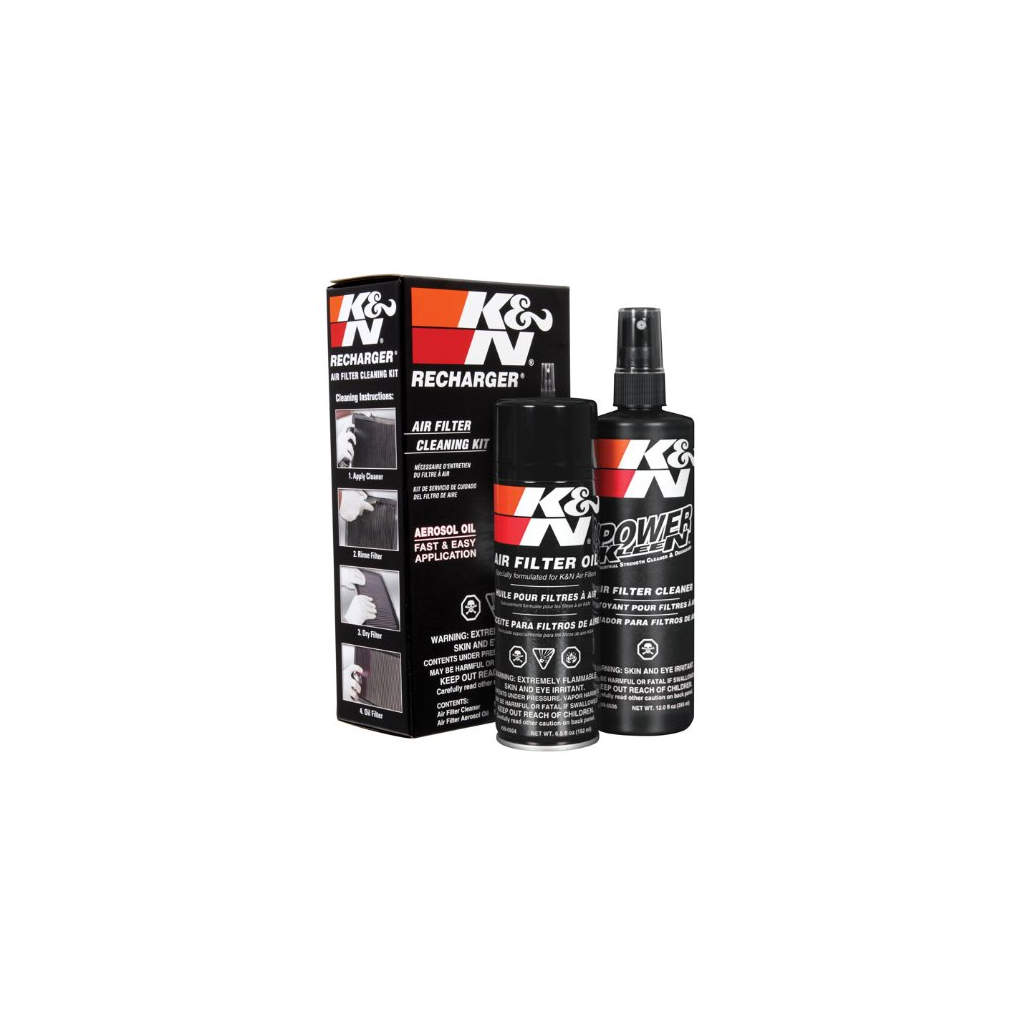 K&N Air Filter Recharger kits Spray 99-5000 Σέτ Καθαριστικό και Λάδι