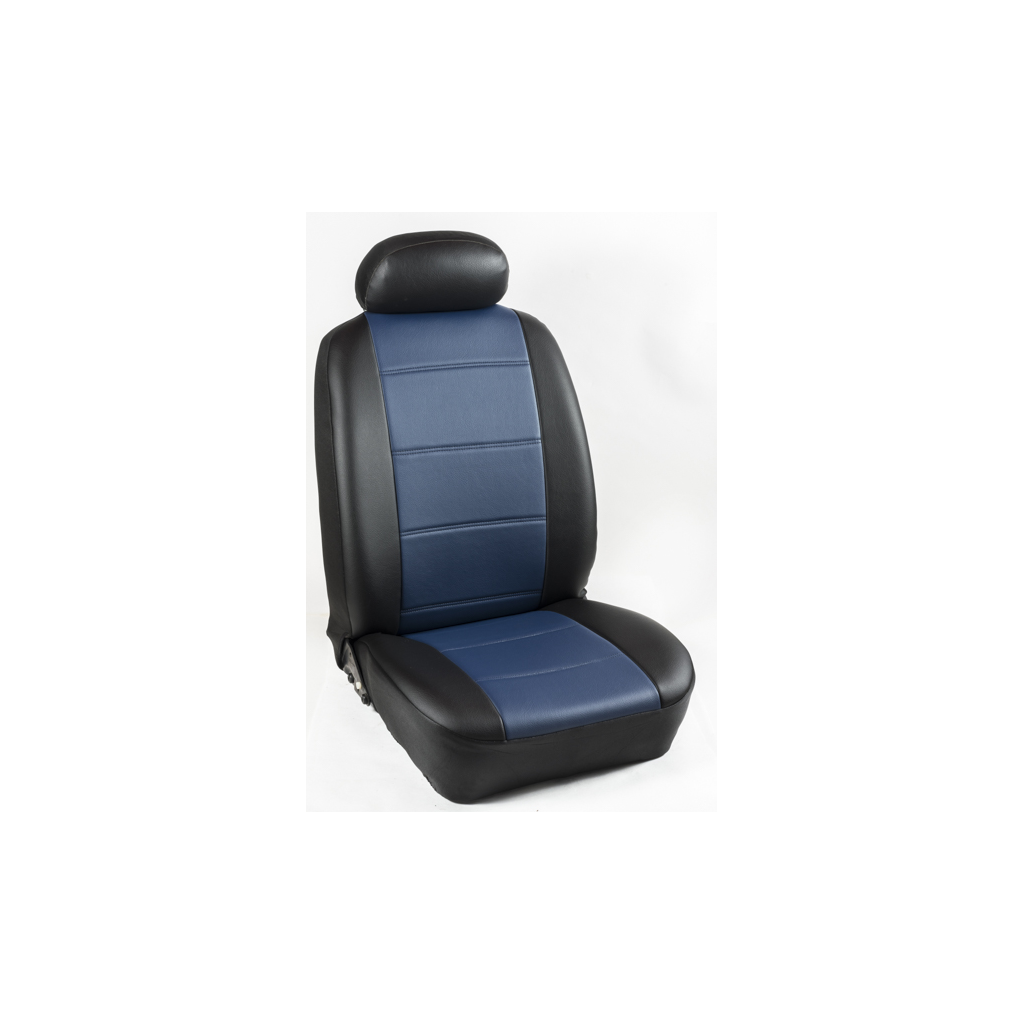 Πλήρες Σετ Καλύμματα Καθισμάτων Αυτοκινήτου από Ενισχυμένη Δερματίνη Χ'' Χρώματος Μπλέ-Μαύρο