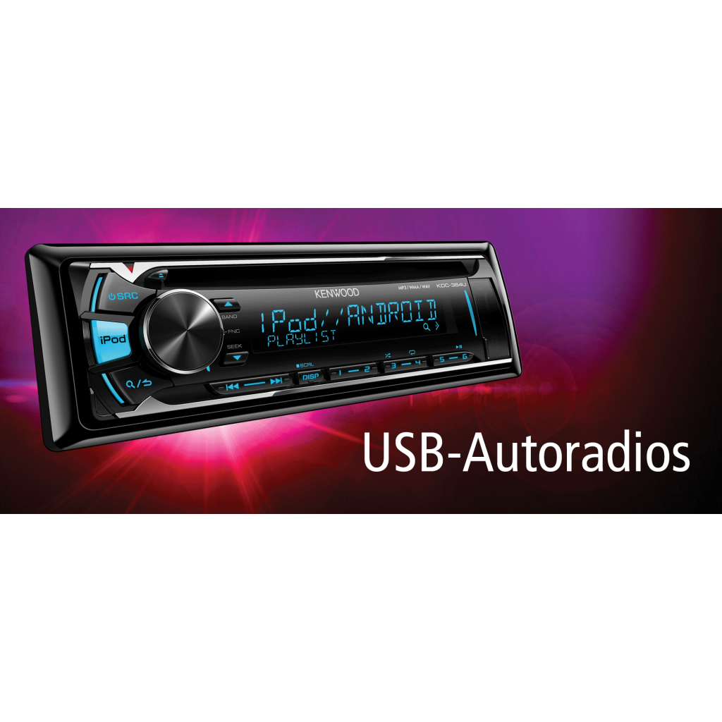 Ράδιο CD/MP3/USB Kenwood KDC-130UB