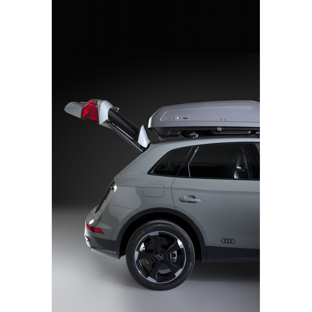 Μπαγκαζιέρα Οροφής Αυτοκινήτου Modula Evo Anthracite 400 lt Χρώμα Ανθρακί - Διπλό Άνοιγμα