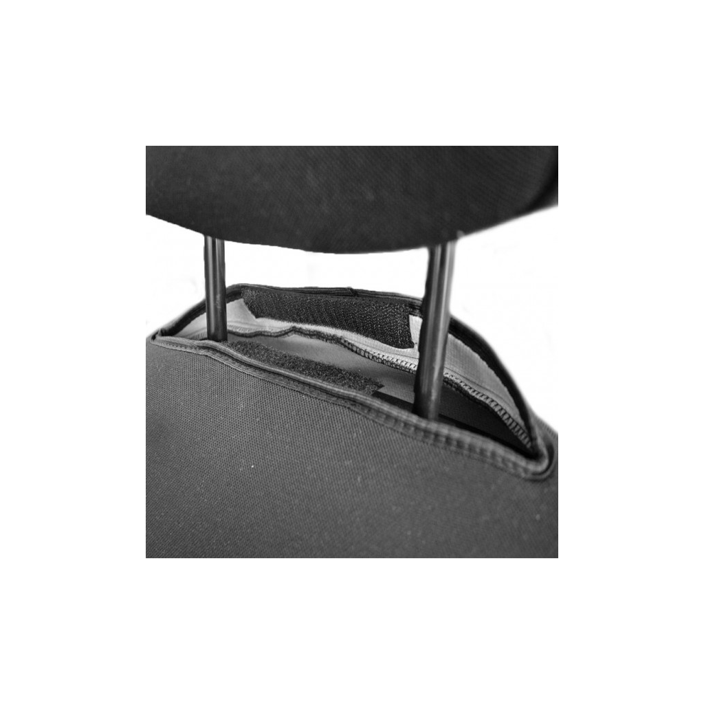 Ημικαλύμματα Καθισμάτων BUCKET RECARO Race Axion Μαύρα με Υποδοχή Προσκεφάλου  Velcro & Προσκέφαλα (2 ΤΕΜ.)