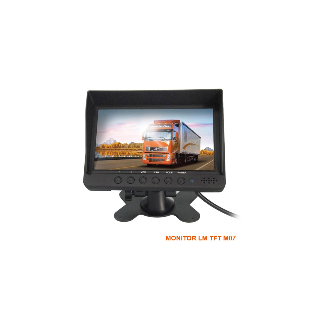 Monitor 7 Inches TFT με Βάση για κάμερα οπισθοπορείας LM Model: M07
