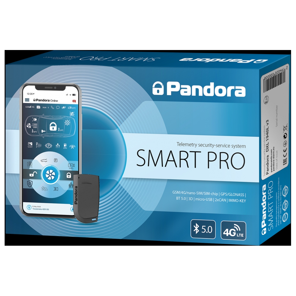 Συναγερμός αυτοκινήτου Pandora Smart Pro v3