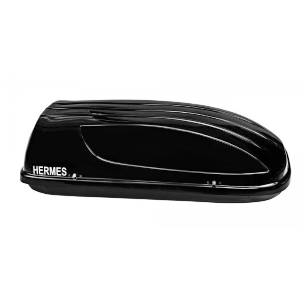Μπαγκαζιέρα Οροφής Αυτοκινήτου Hermes 400 lt Oyster Χρώμα Μαύρο Γυαλιστερό