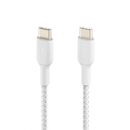 USB-C to USB-C Cable_Braided, 1M, White